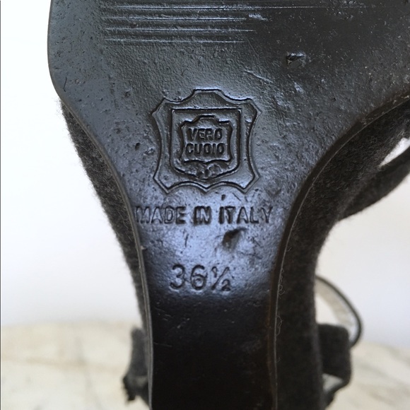 Dolce & Gabbana grey flannel wedge - Picture 5 of 7