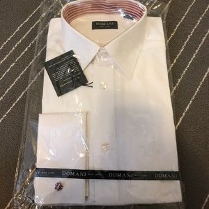 Men's white dress shirt