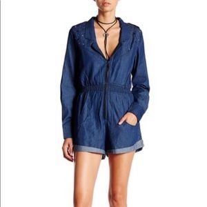 FINAL SALE‼️ ONE TEASPOON CHAMBRAY ROMPER