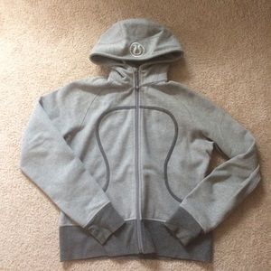 Lululemon gray scuba hoodie
