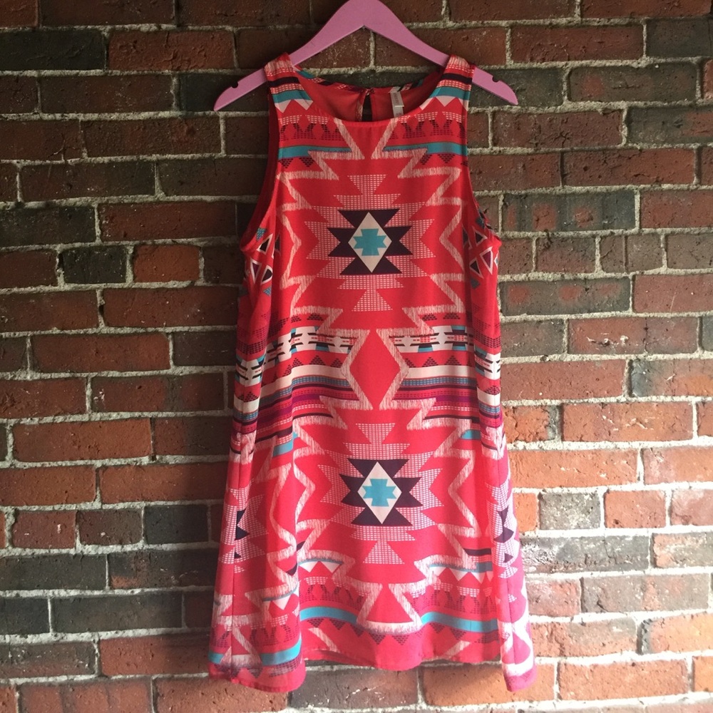 Printed Swing Mini-dress!