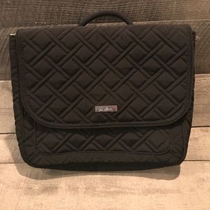 Vera Bradley Black Quilted Backpack Purse