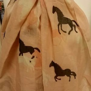 Horse printed Scarf/Wrap