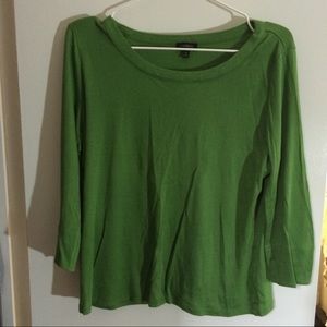 Green 3/4 Sleeve T-shirt