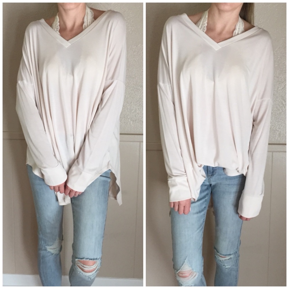 LAST ITEM▫️Softest Ivory Modal Basic Long Sleeve - Picture 4 of 6