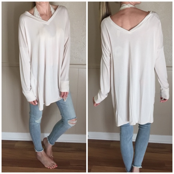 LAST ITEM▫️Softest Ivory Modal Basic Long Sleeve - Picture 2 of 6