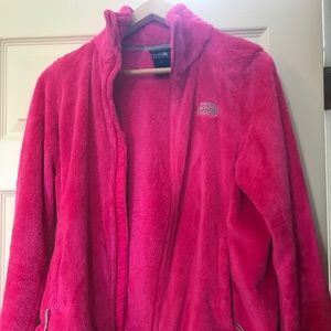 Pink North Face Furry Fleece