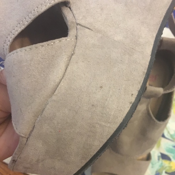 Taupe, Justfab Wedges! - Picture 4 of 4