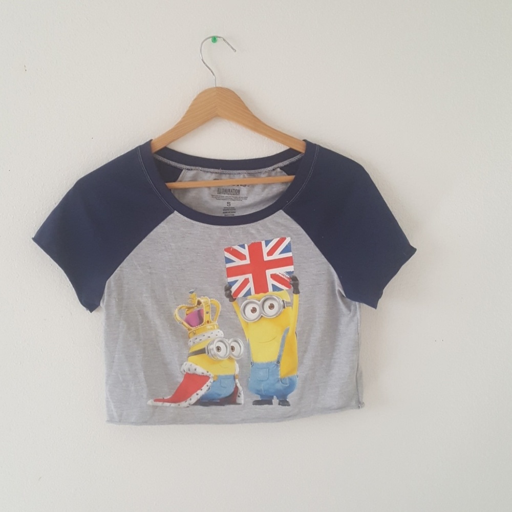 Minions crop tee