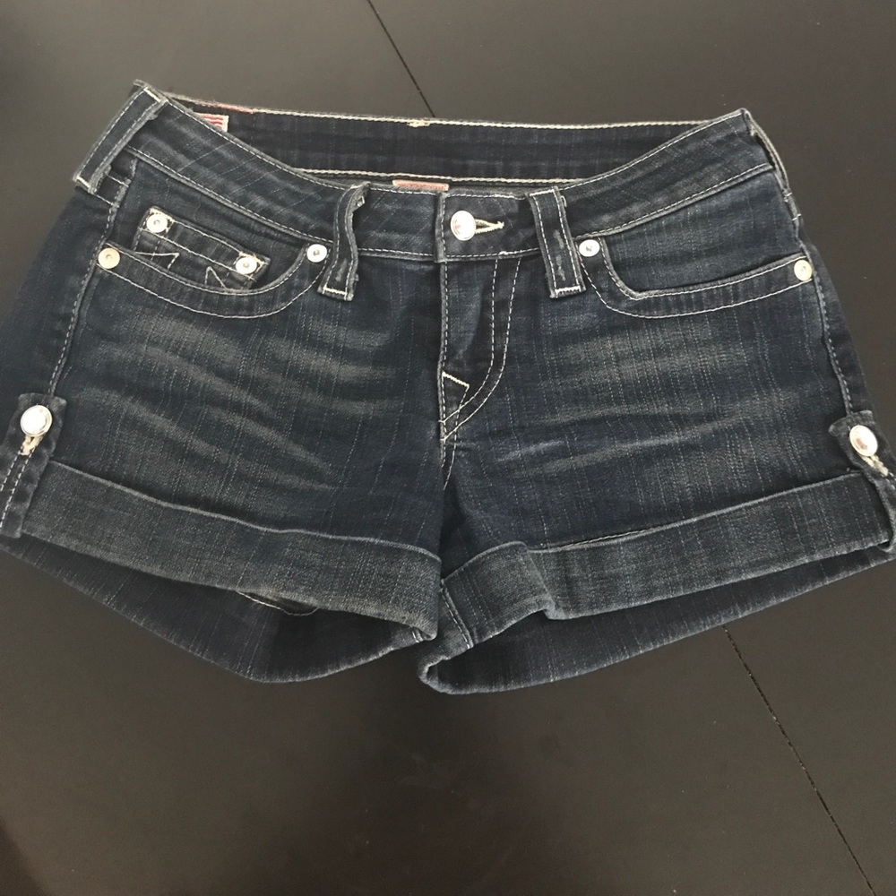 True Religion jean shorts