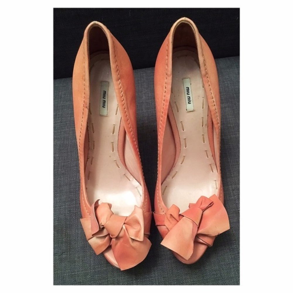 Miu Miu bow heels