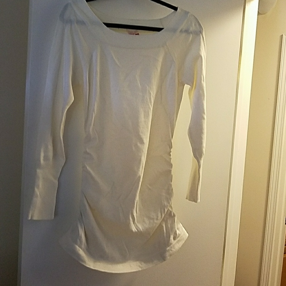 White Side Ruche Sweater