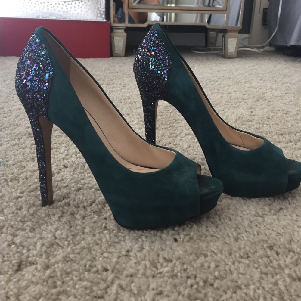 Boutique 9 sparkle heeled pumps size 7.5