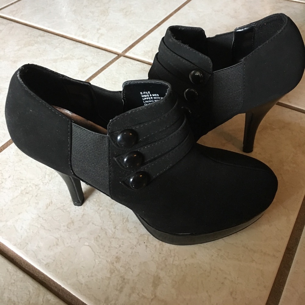 Black Unlisted Heels