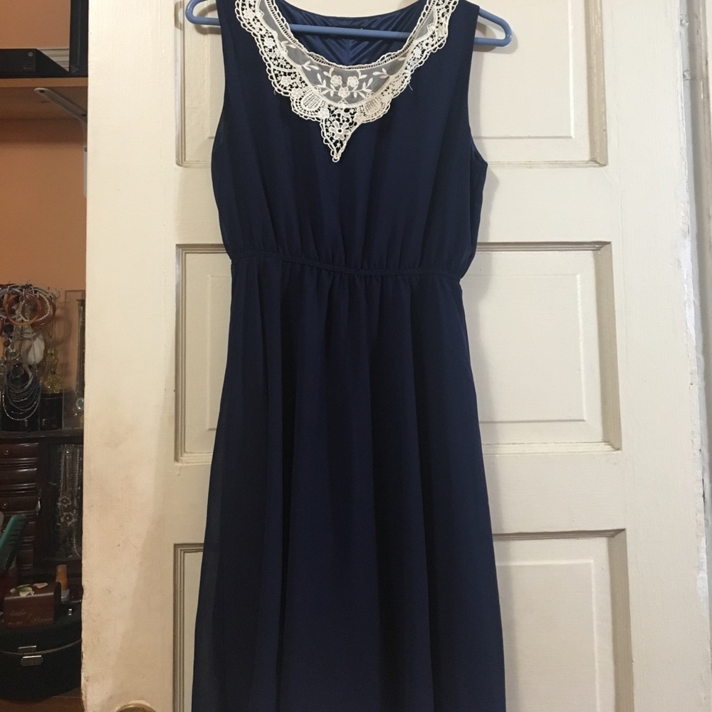 Navy blue dress