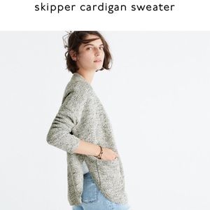 NWT Madewell skipper linen cardigan