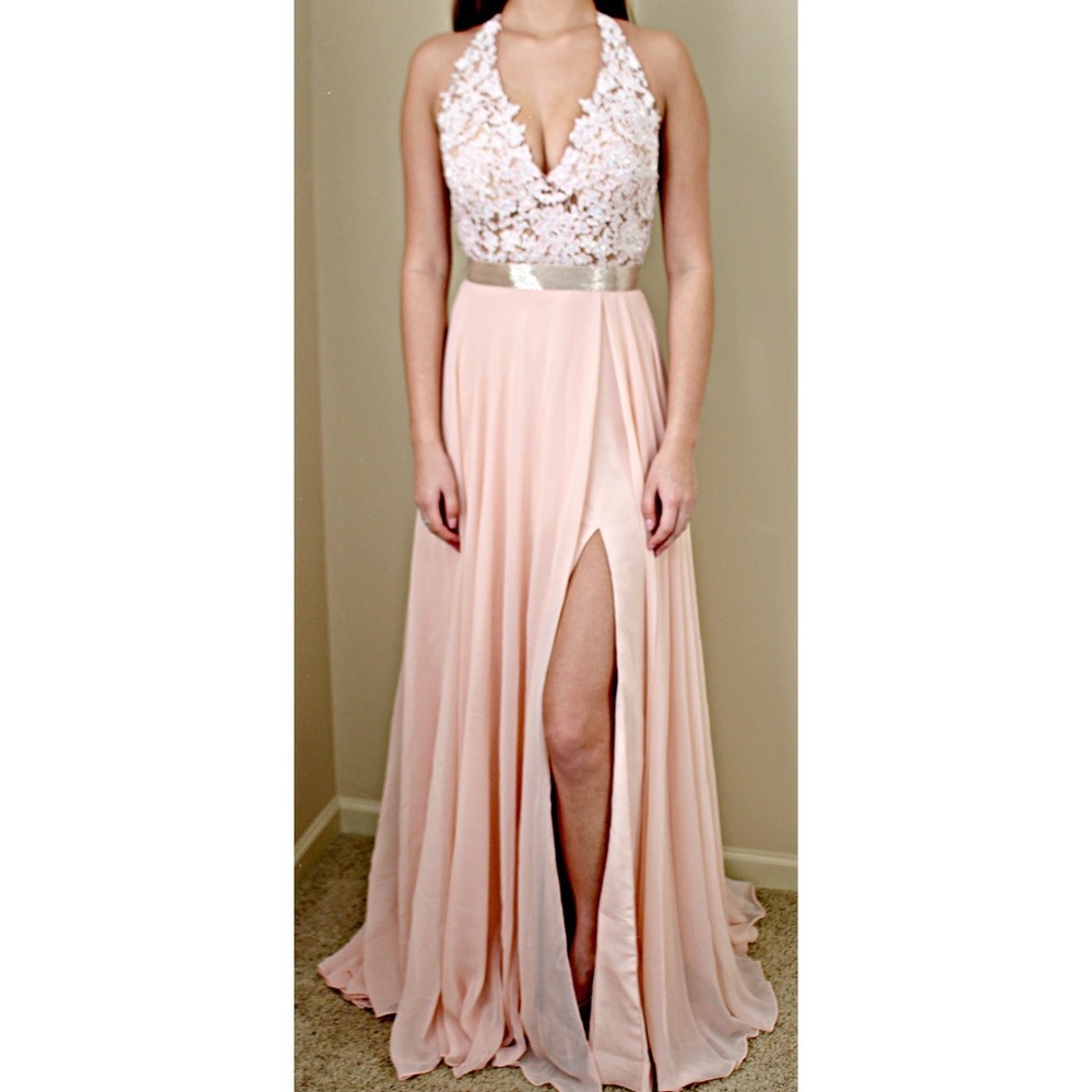 Mori Lee Pink Prom/Pageant Dress