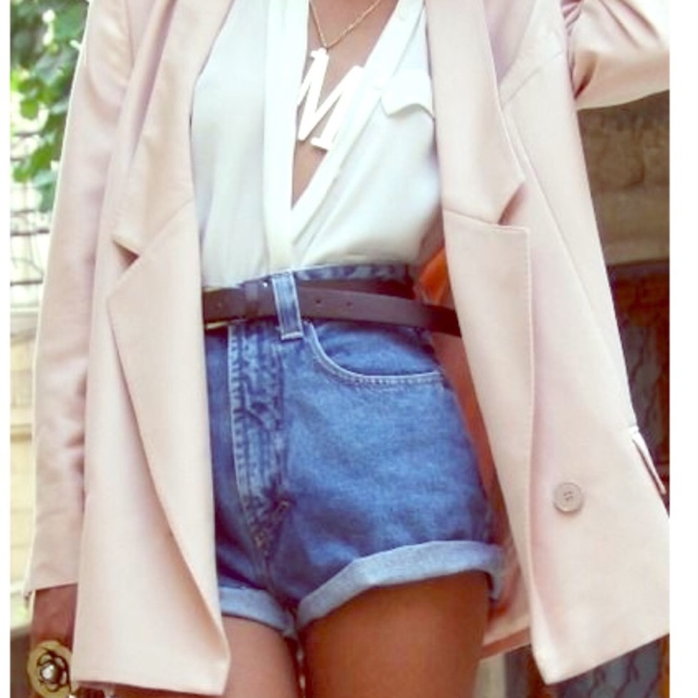 High waisted shorts