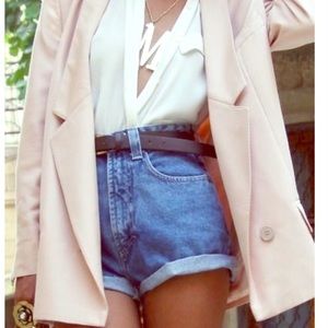 High waisted shorts