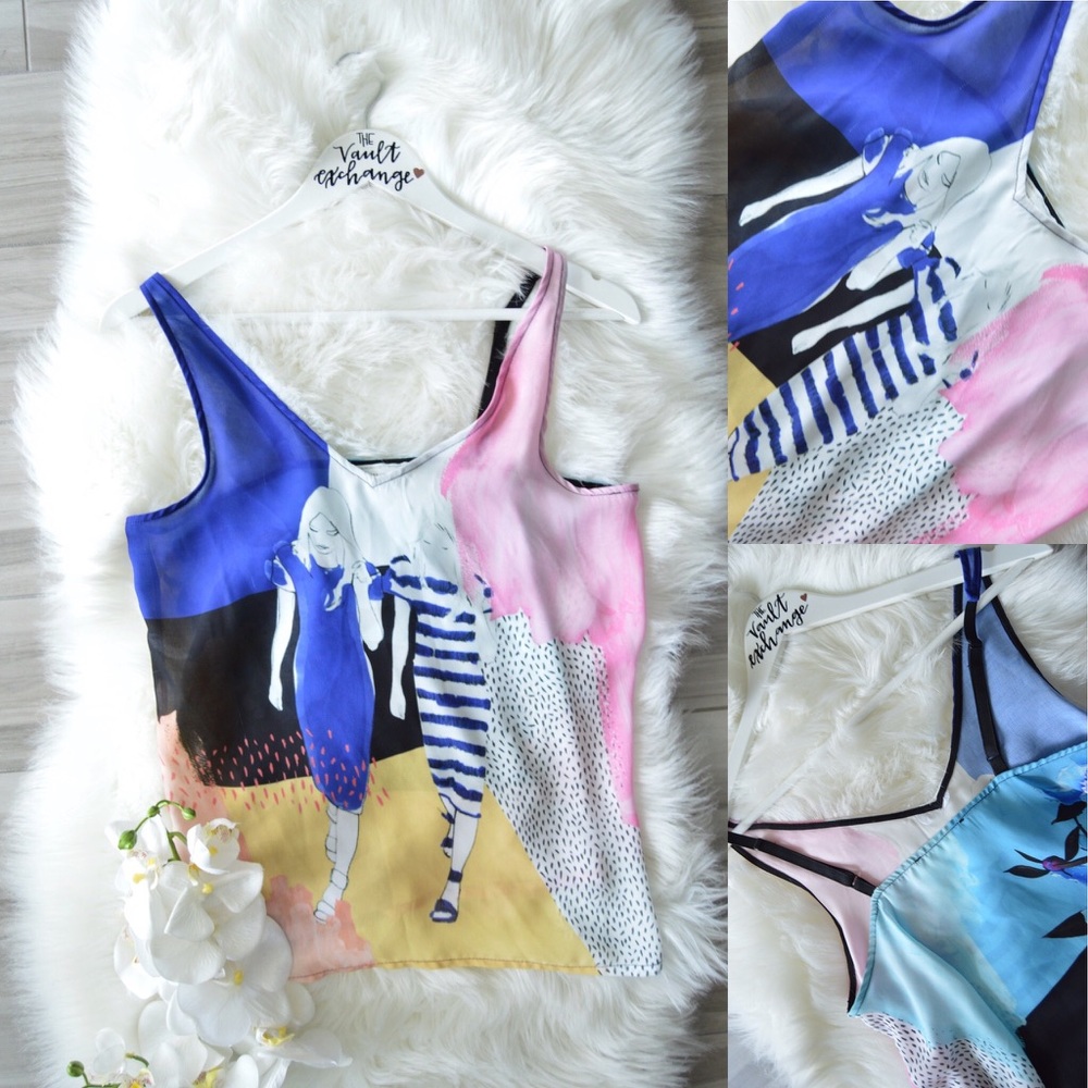 SOLD Zara Collection B&W Abstract Spaghetti