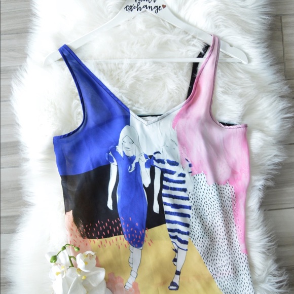 SOLD Zara Collection B&W Abstract Spaghetti - Picture 2 of 2