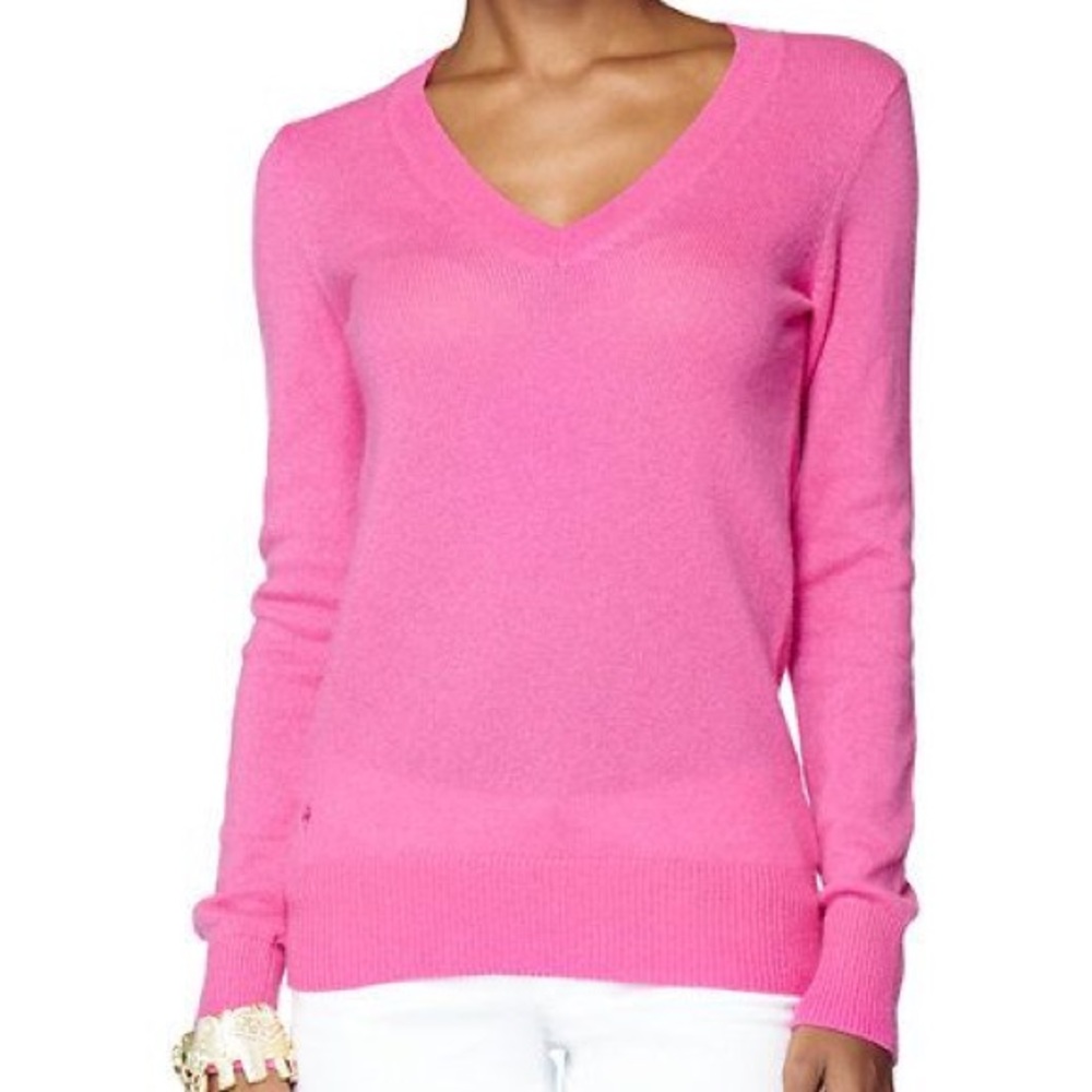 Lilly Pulitzer V-Neck Kelley Cashmere Sweater