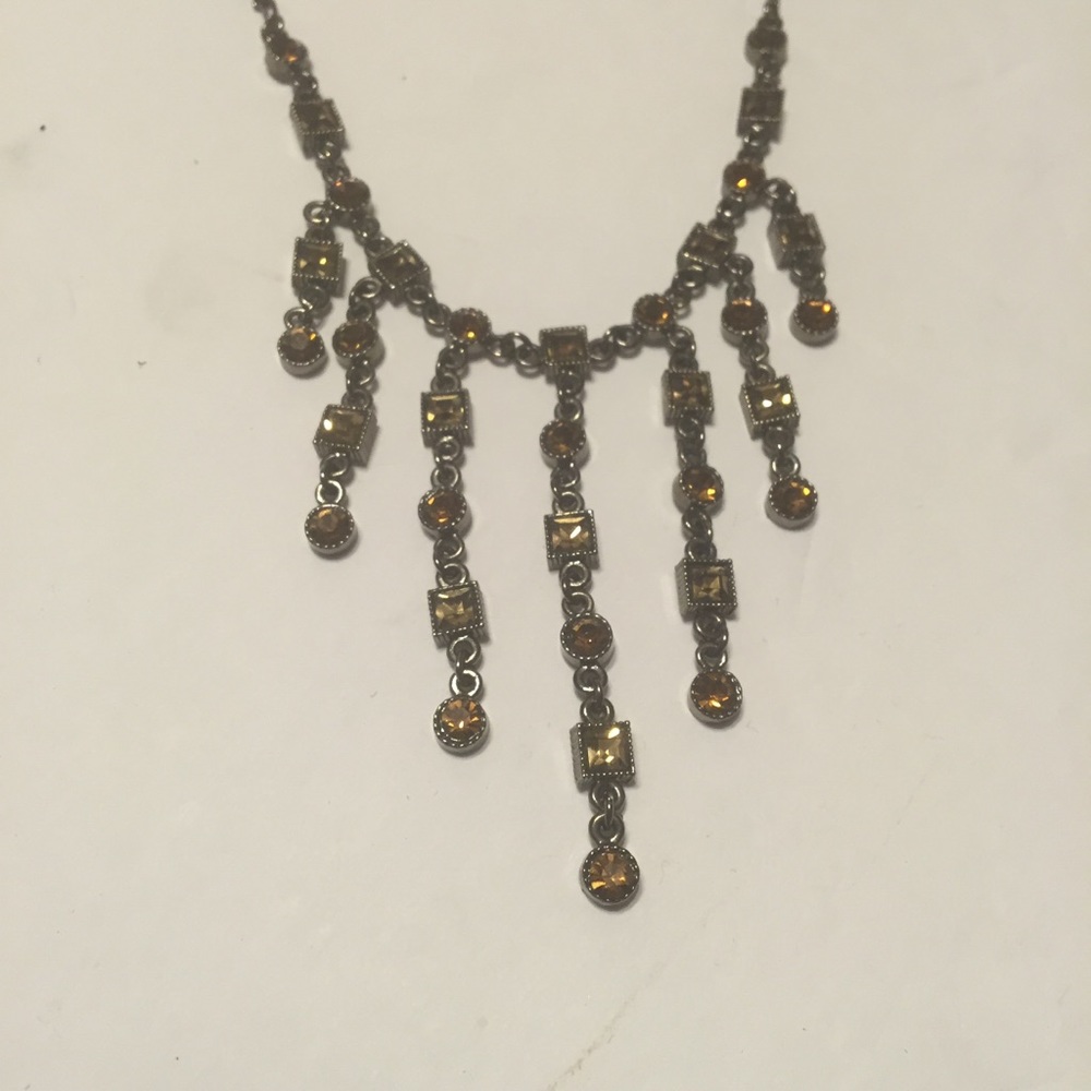 Cookie Lee Cascading & Dangly Necklace.