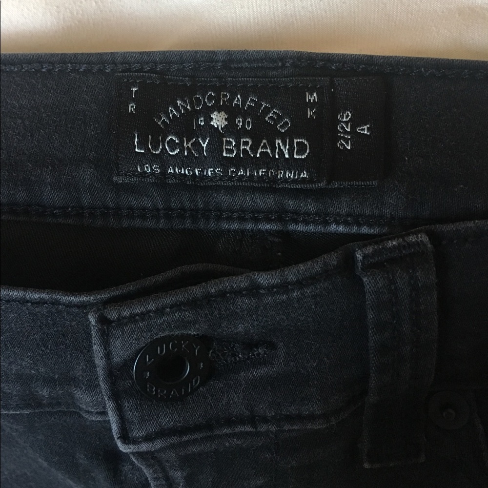 Worn Black Lucky Brand Brooke Legging Jeans