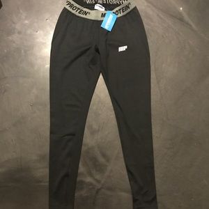 Myprotein black workout pants