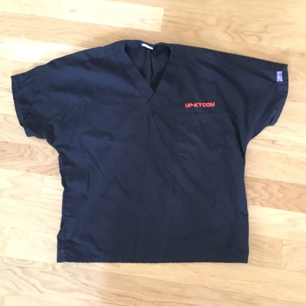 Black Scrub Shirt