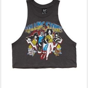 Rolling Stones crop top