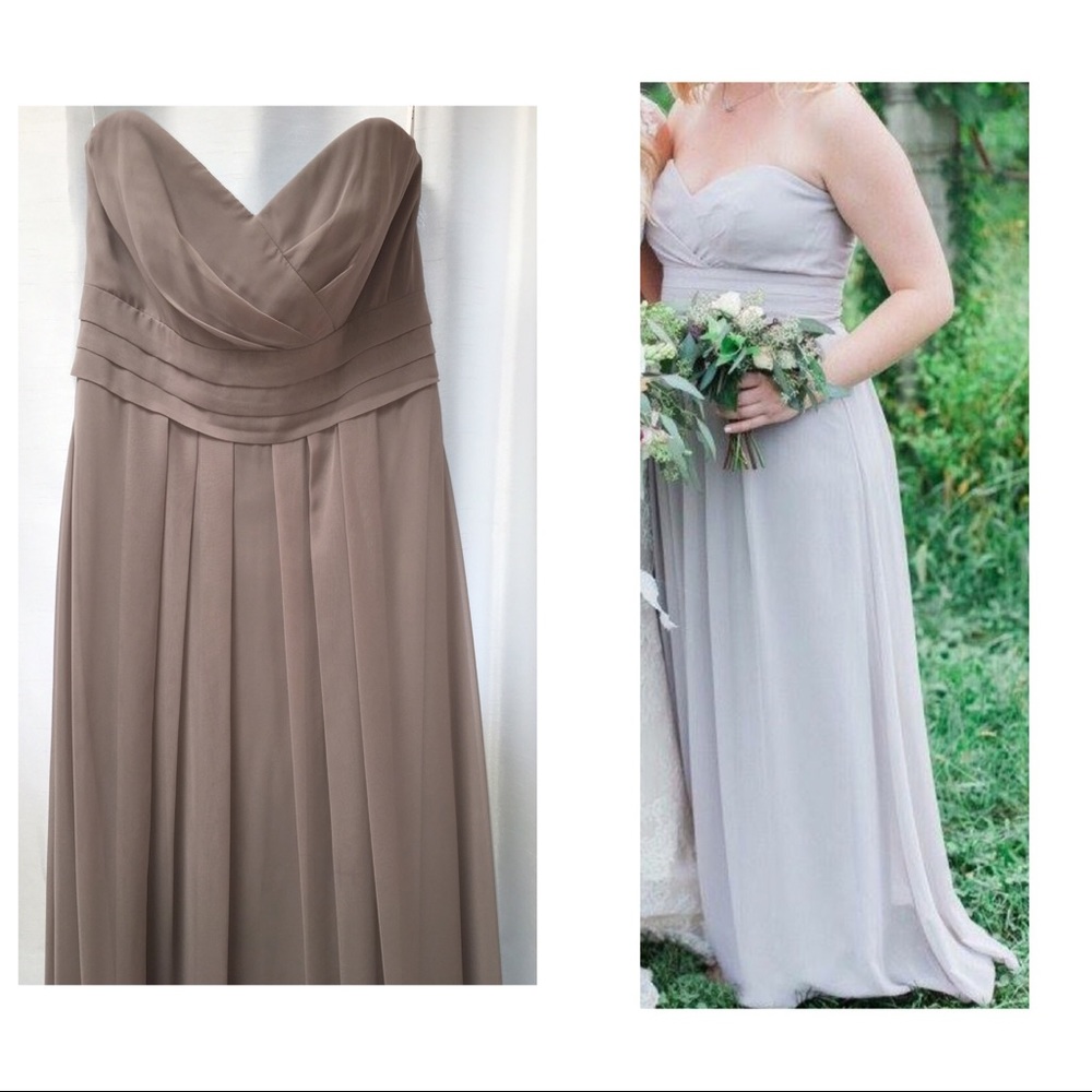 🔥SALE🔥 BRIDESMAIDS! Dessy After Six dress- Taupe