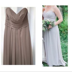 🔥SALE🔥 BRIDESMAIDS! Dessy After Six dress- Taupe