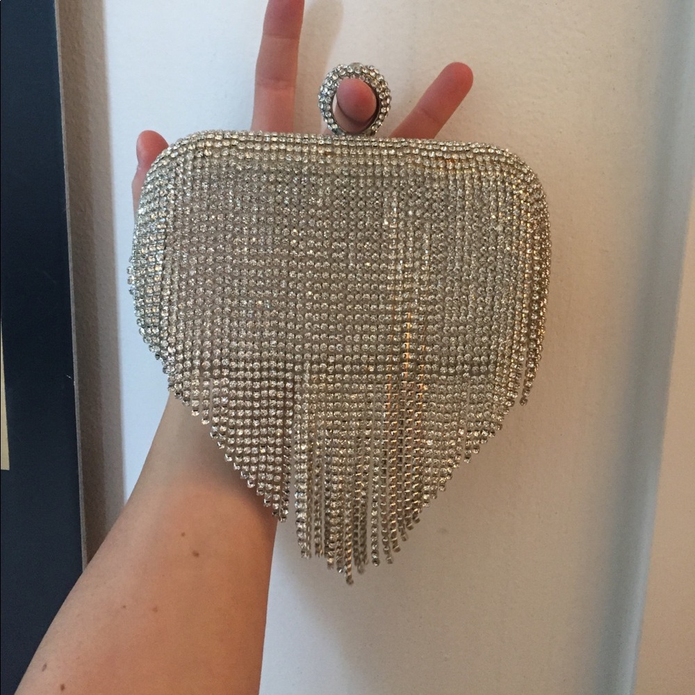 NWT Aldo rhinestoned evening bag