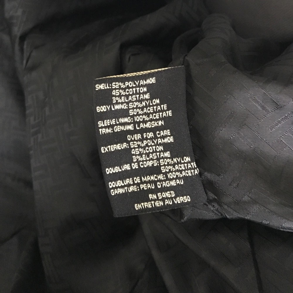 Cole Haan Gray Moto Trench Coat - Picture 8 of 8