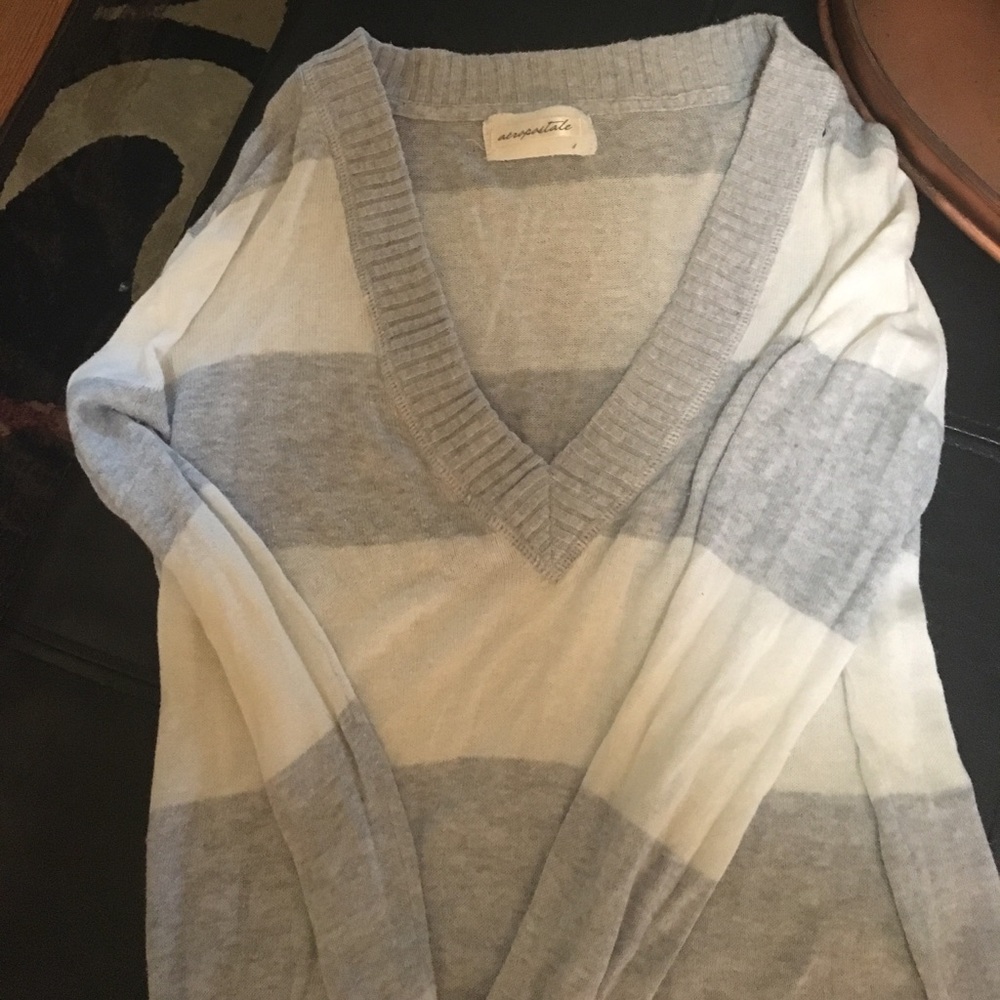 Aeropostale V-neck, very sheer top