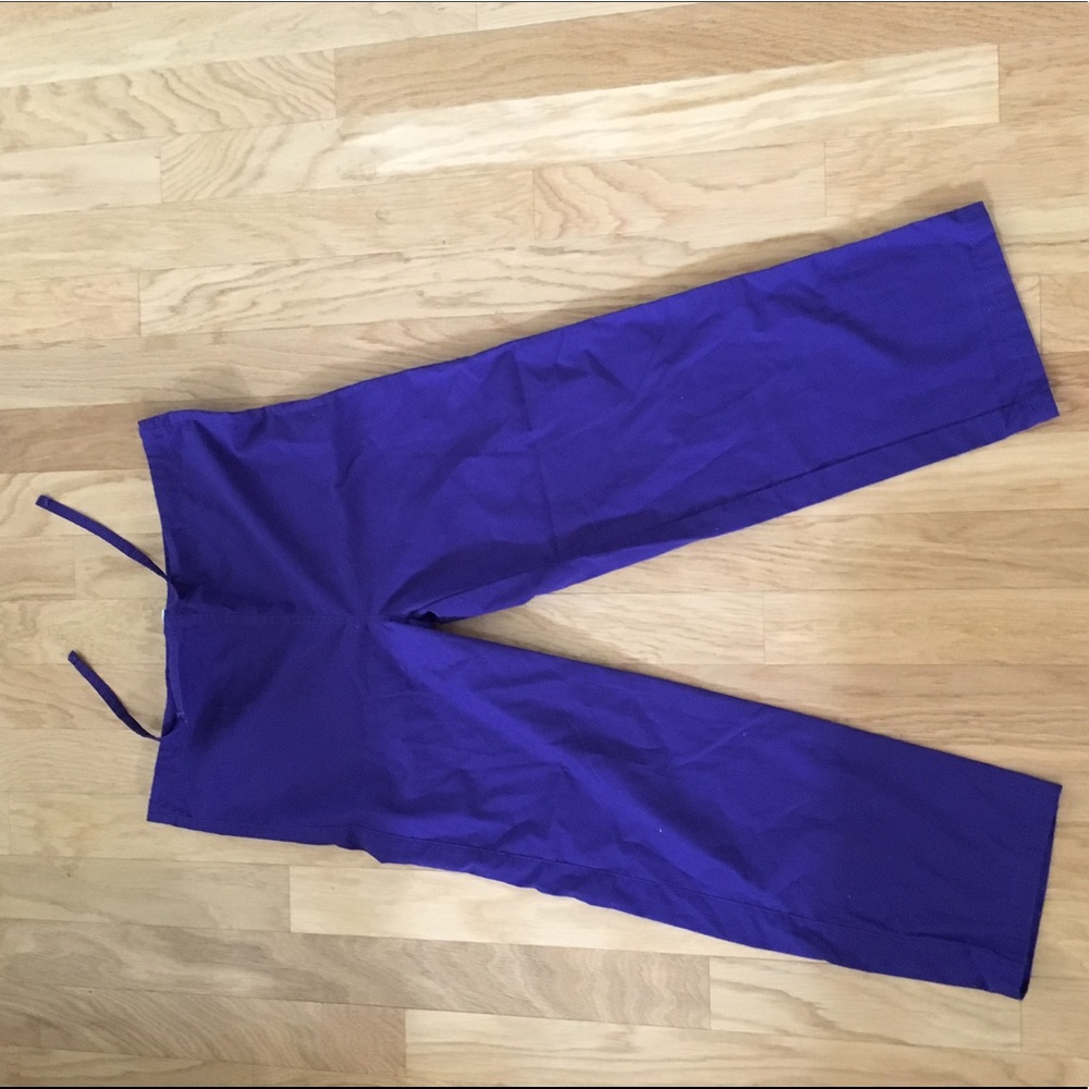 Purple allheart scrub pants
