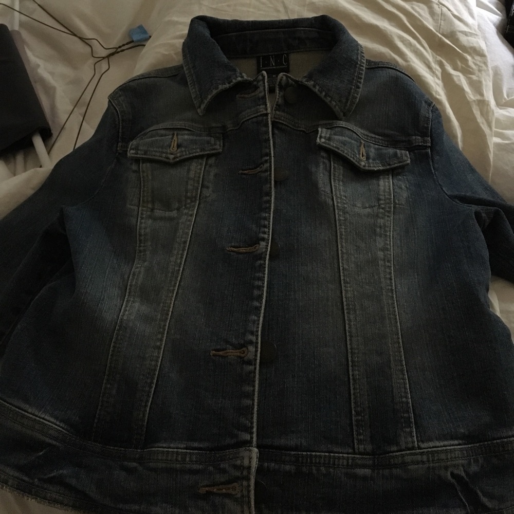 I.N.C denim jacket medium NEW