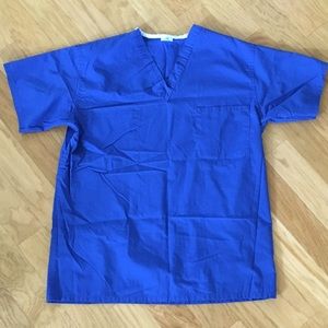 Royal blue Medline scrub top