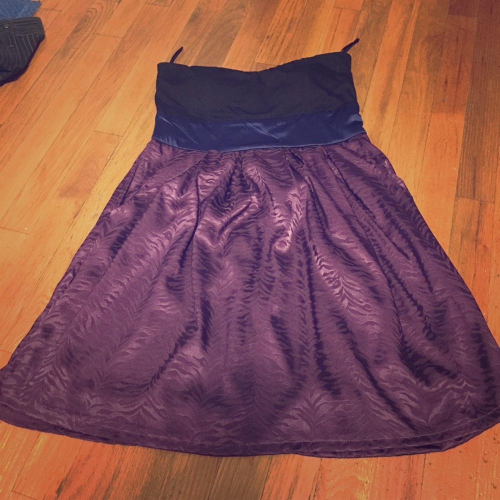 Wet seal bubble hemmed dress