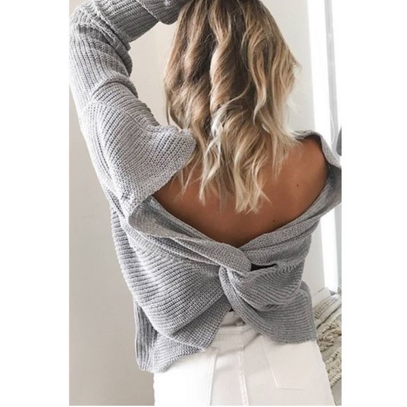 Twist Back Sweater - Picture 3 of 5