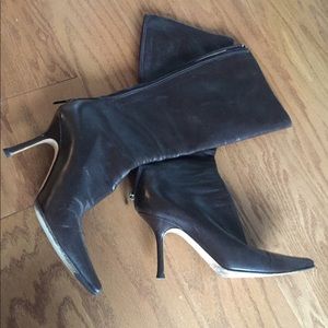 Jimmy Choo calf height boots