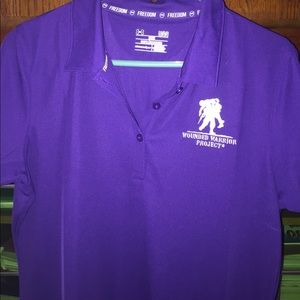 Women's dri-fit Wounded Warrior polo.