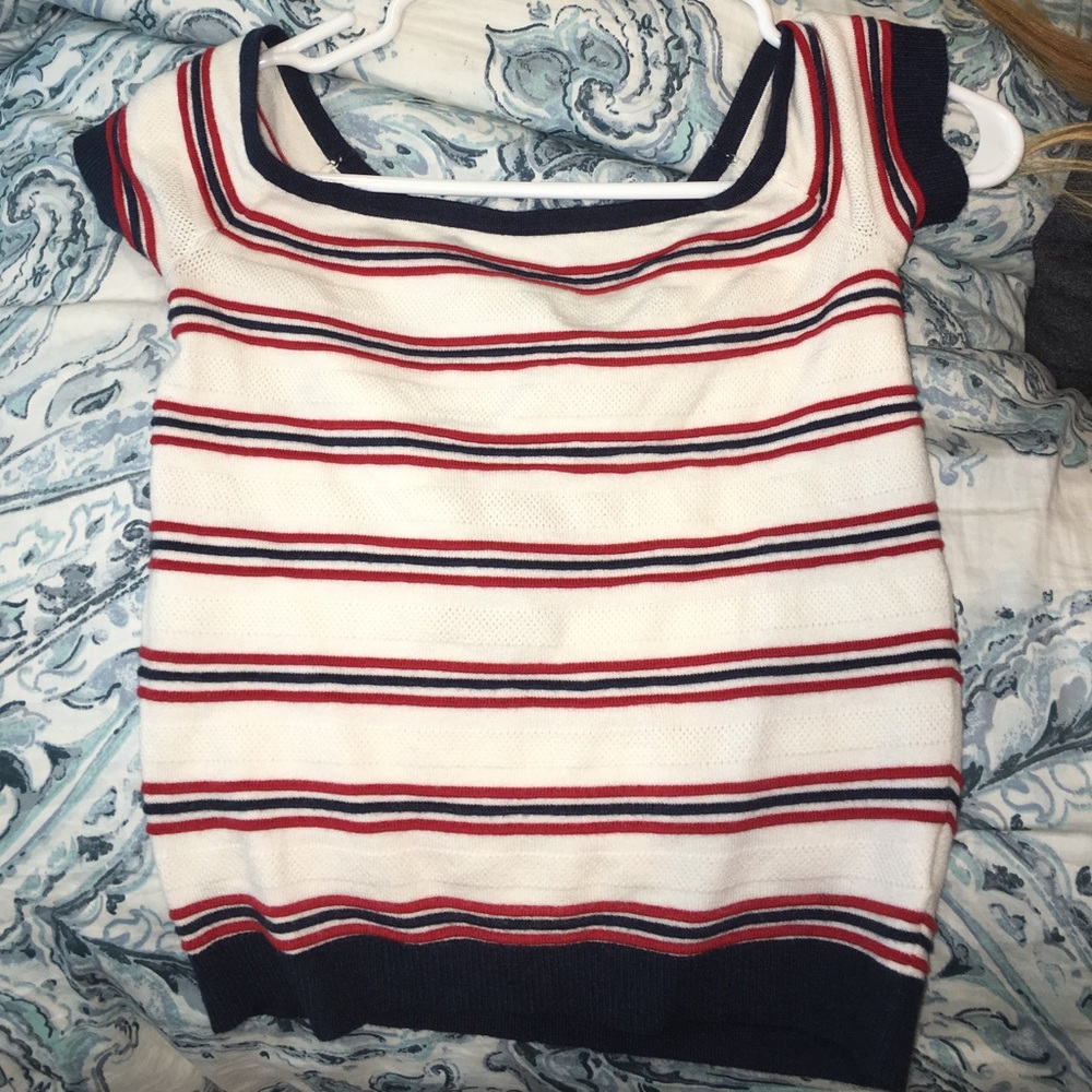 Off the shoulder crop top