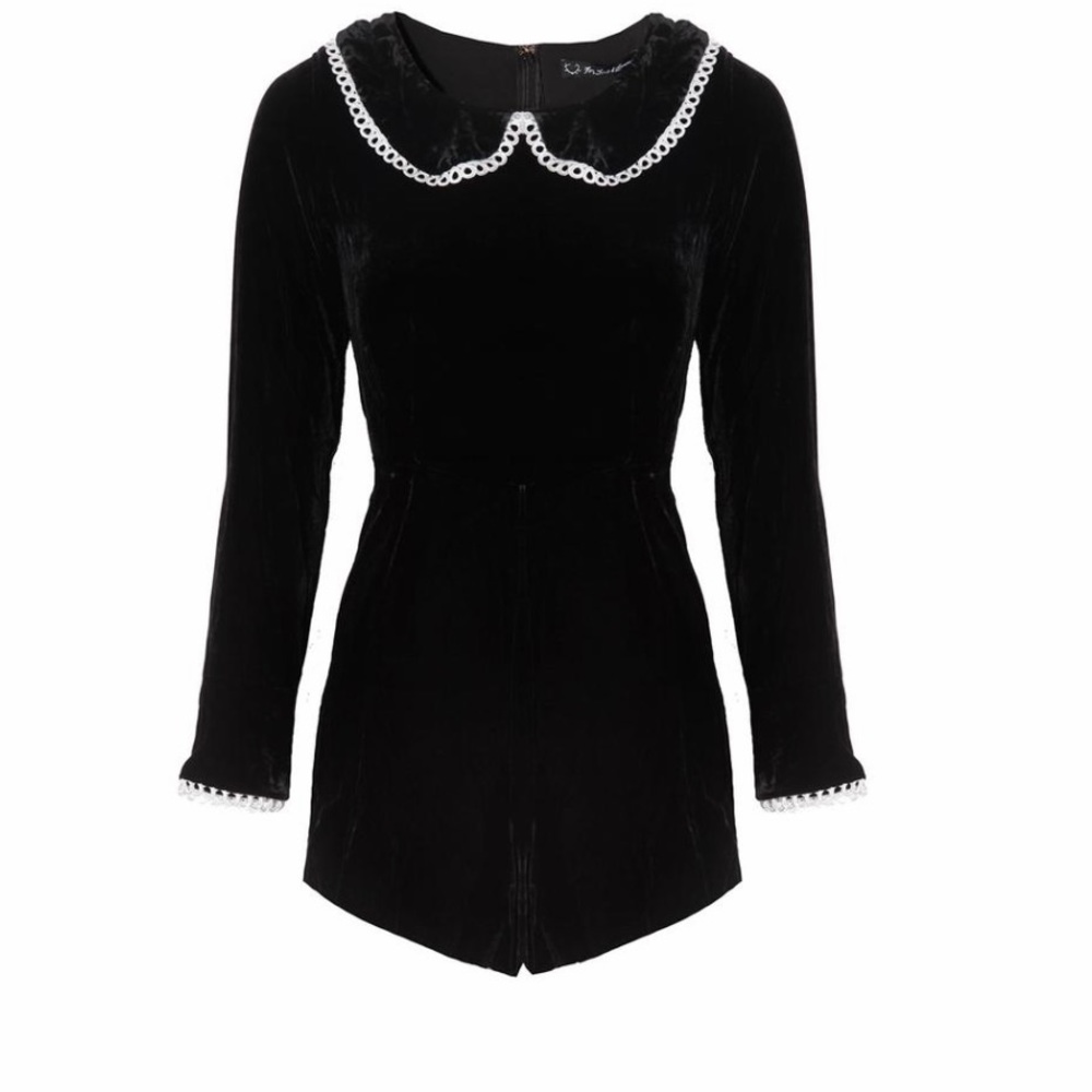 For Love and Lemons Colette Romper XS