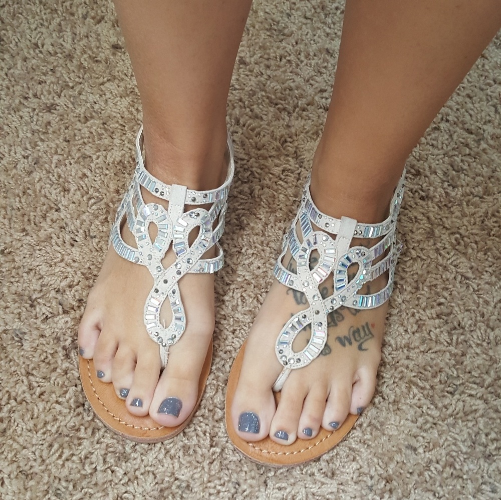 Not Rated Rhinestone Sandals
