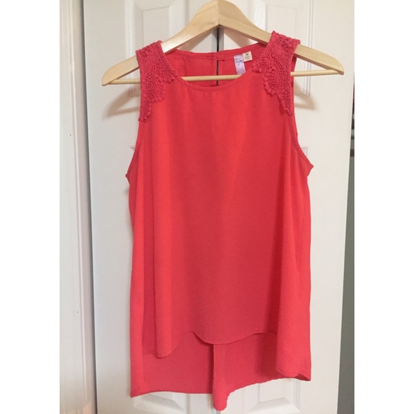 Pink High-Low Tank - Picture 1 of 5