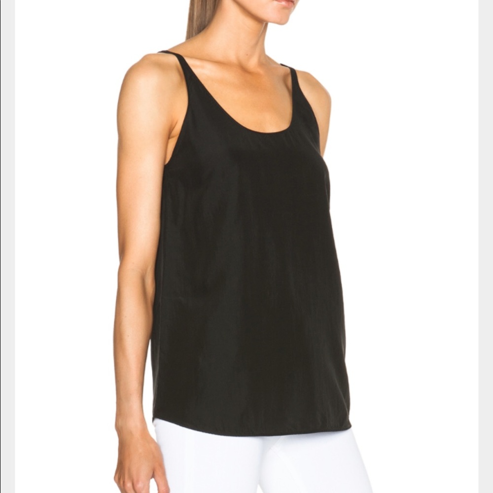 Stella McCartney size 38 Silk Tank Black
