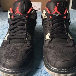 Jordan 4 AFJ4 Black Laser