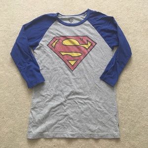 Superman Baseball Tee